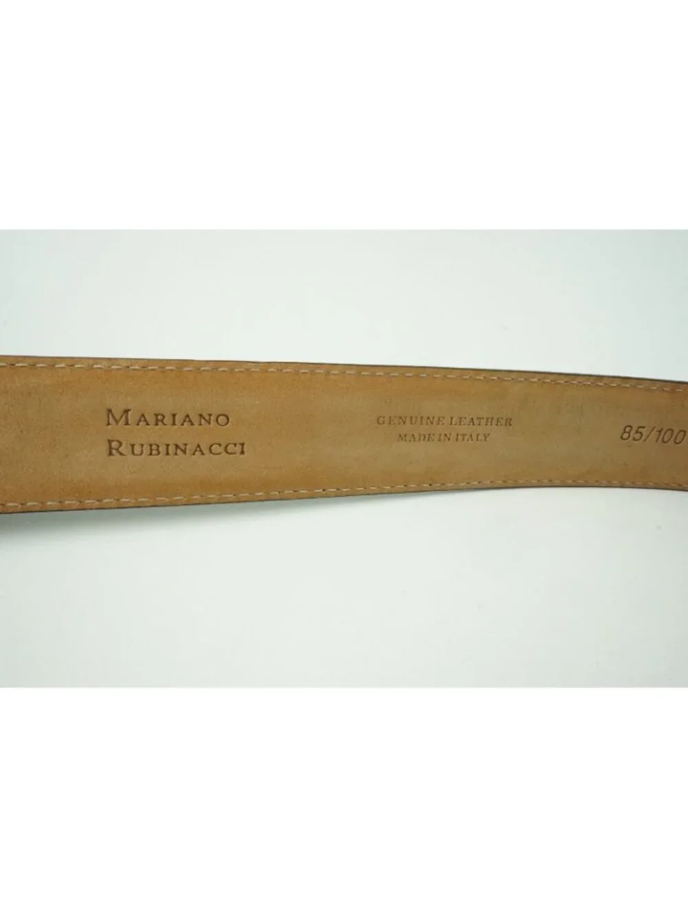 Rubinacci Green Leather Made in Italy Sz 85-100 BRAND NEW